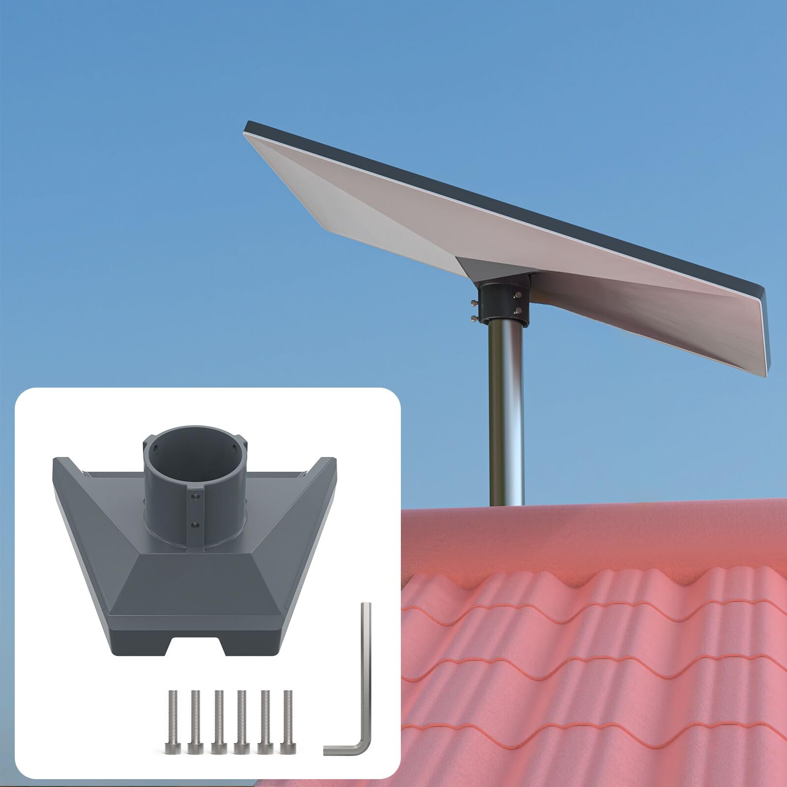 Sponsored Ad – Starlink Gen 3 Mount,Starlink Gen 3 Pipe Adapter,1‘’- 2.1‘’ Premium Starlink gen 3 Pole mounting kit for Starlink Standard Gen3/V3 Dishy