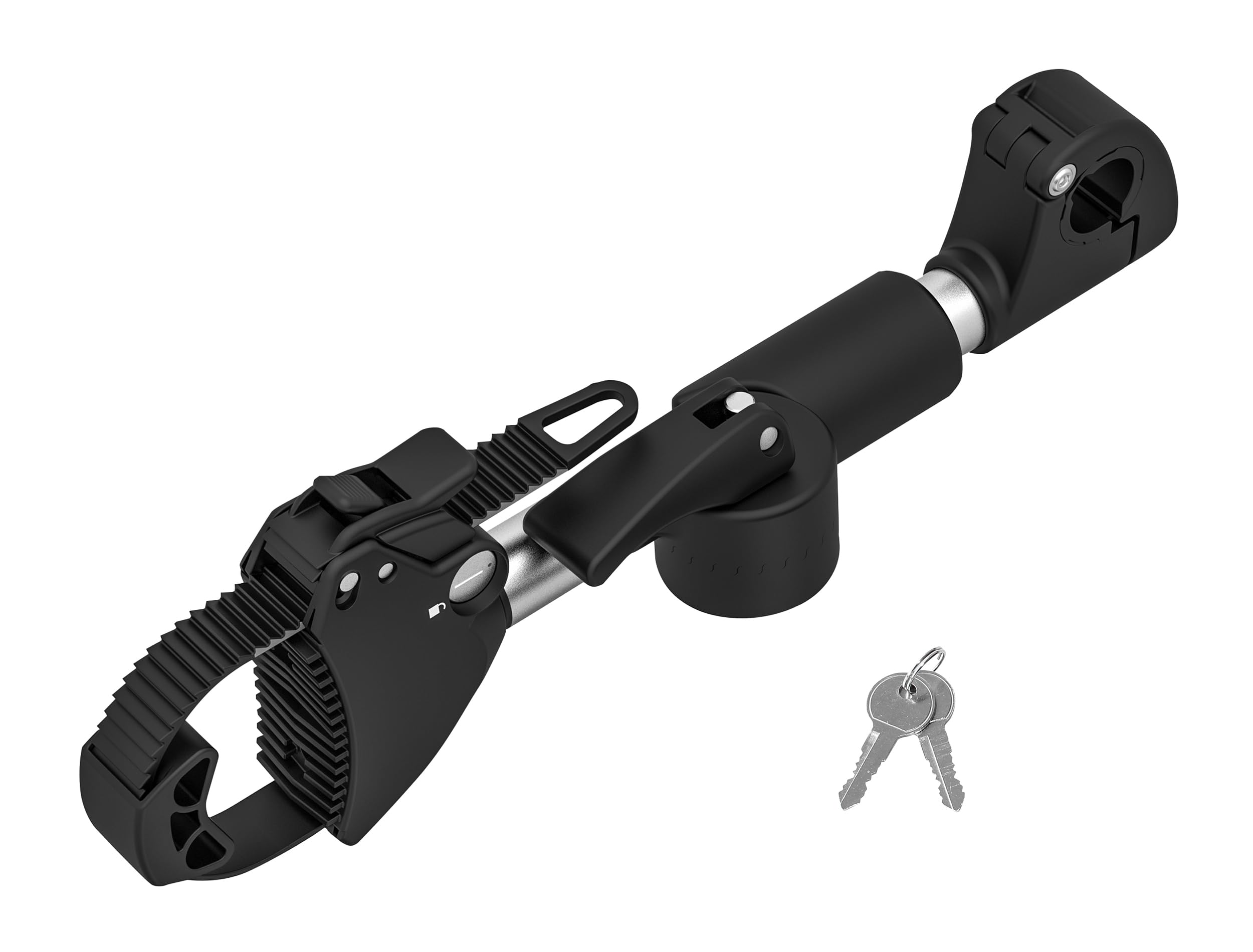 EUFAB11247 Adjustable Strap Frame Holder 27 cm Black/Silver