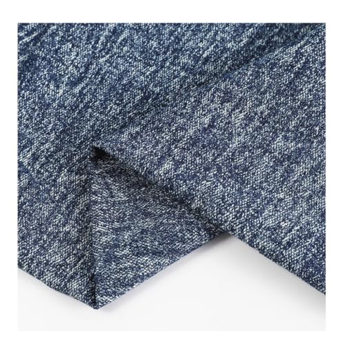 Tissu denim pour jeans coupon coton délavé multicolore couture habillement