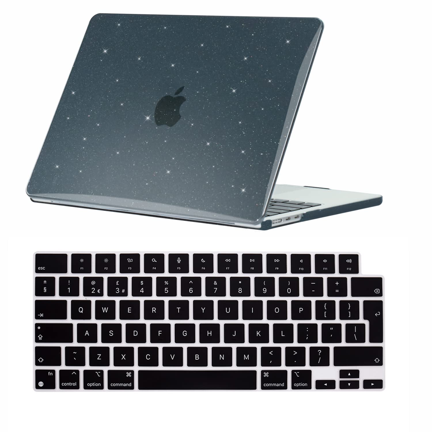 Se7enline Compatible with 2025 2024 2023 2022 2021 MacBook Pro 14 inch Case Hard Shell Laptop Cover for Macbook Pro A2918 A2992 A3112 A3401 A2779 A3434 M5 M4 M3 M2 M1 &TPU Keyboard Skin,Midnight Green — view 95