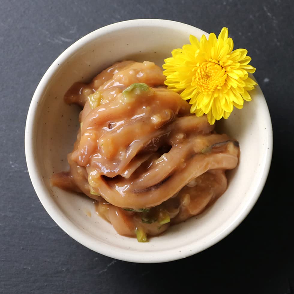 【北海道いいねマーケット】 大人の塩辛 シリーズ ねぎみそいか イカ耳使用でコリコリ 旨い 世界の果てまでイッテQ!で紹介されました!!みそ味塩辛 七飯町 長ねぎ