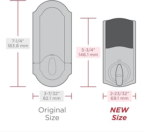 Miniatura 17 de Cerrojo inteligente con conexión Bluetooth "Toca para abrir" (2da generación) Kwikset Kevo, 925 KEVO2 DB 15