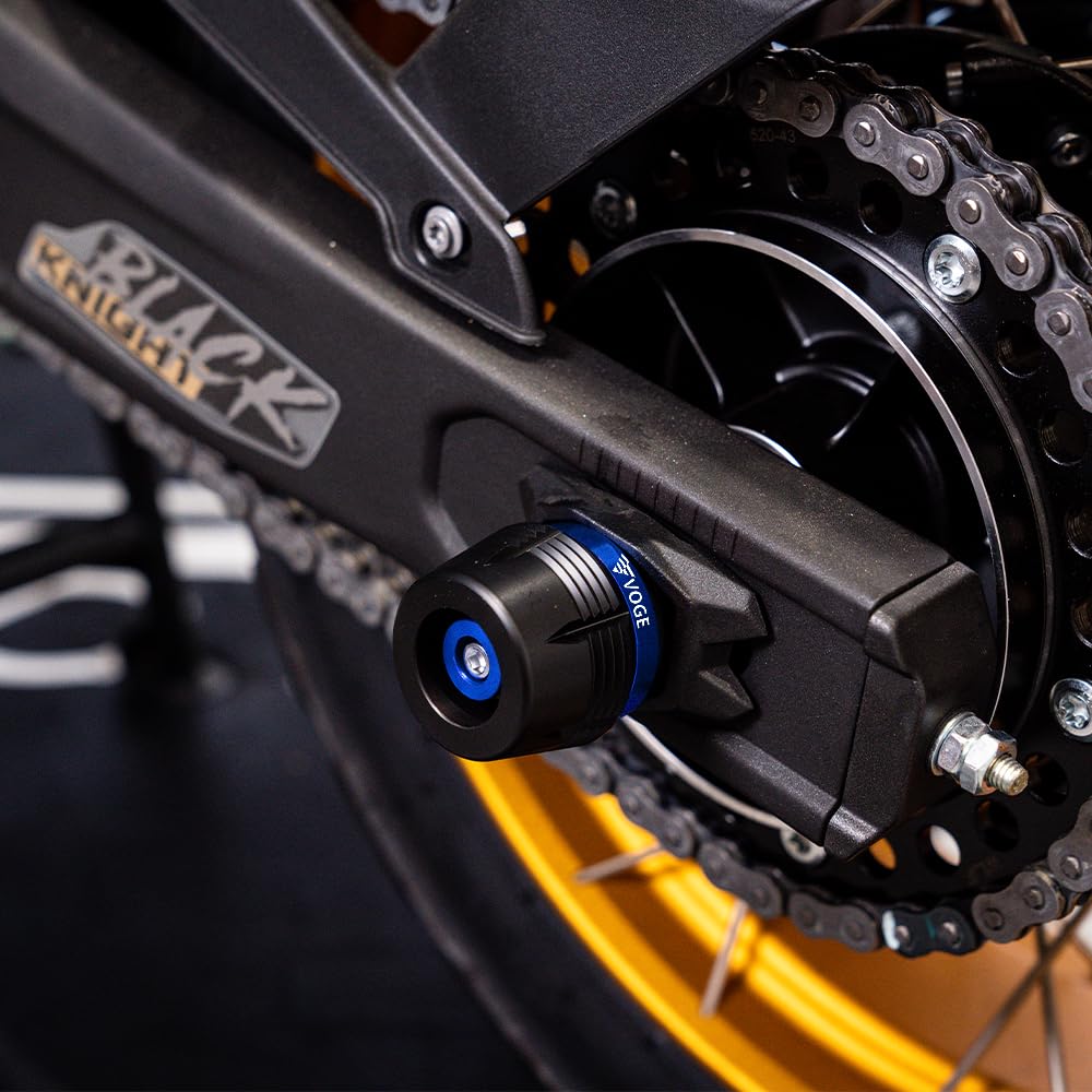 Compatible con Voge 900 525 DSX 900DSX 525DSX DSX525 DSX900 Guardabarros delantero trasero para motocicleta, horquilla, eje deslizante, protector contra choques DSX 900 525 ds900x (Azul)