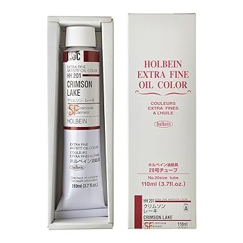 Amazon | ホルベイン 油絵具 HH201 110ml クリムソンレーキ