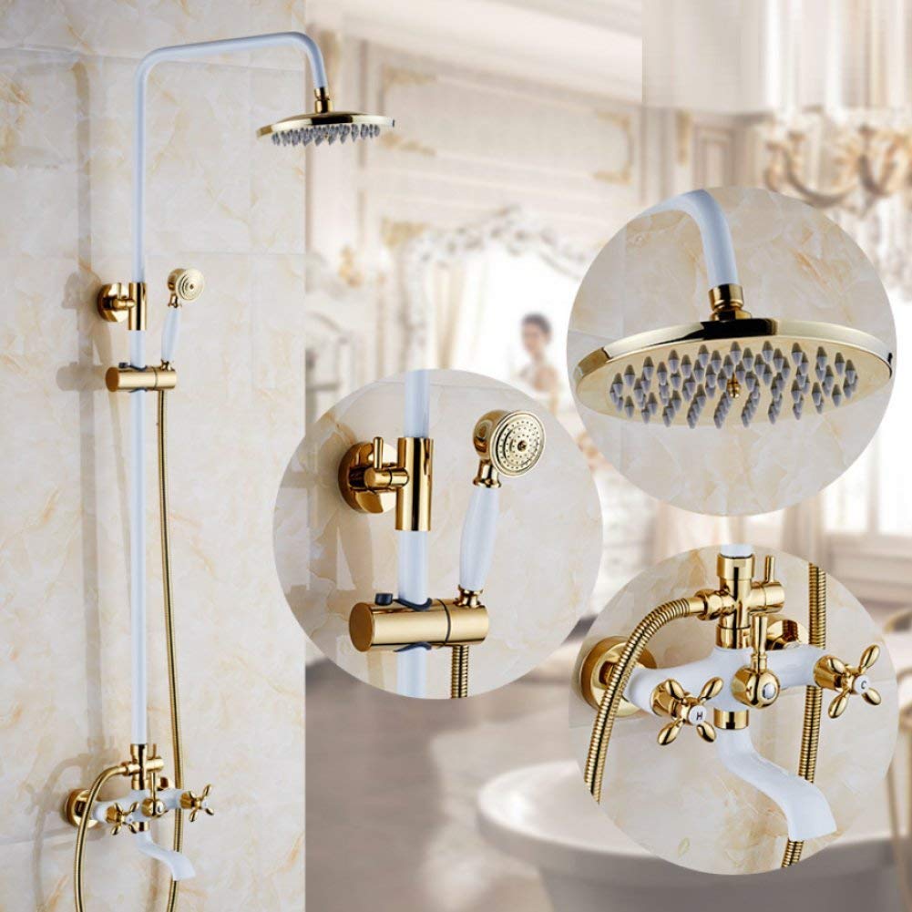 Ensemble combiné de douche mural pour rénover votre salle de bain chic