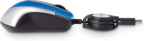 Miniatura 4 de Verbatim Mini ratón óptico de viaje USB-C - Azul (70237)