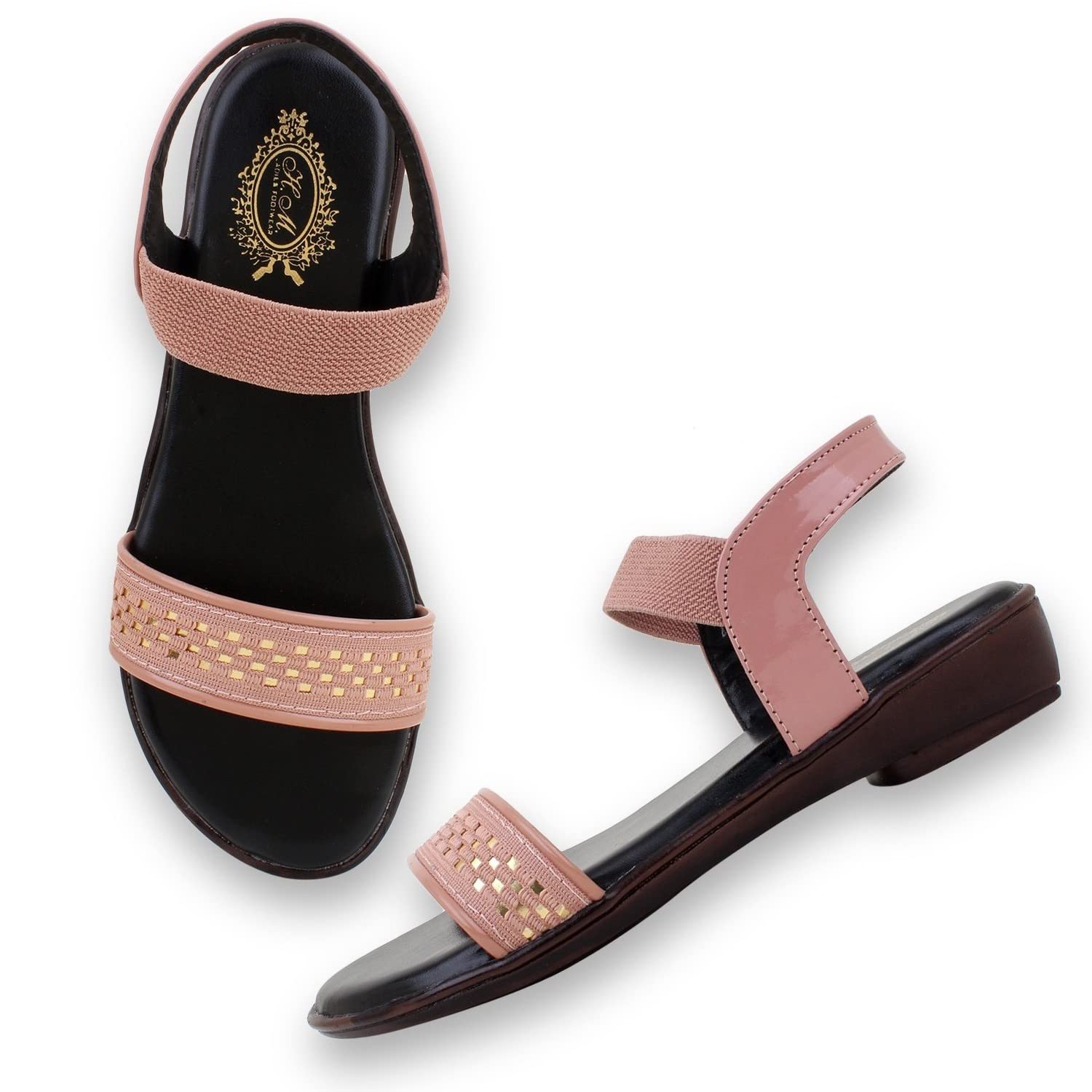 H.M. Wedge Heel Fashion Sandal for Womens & Girls (B0BM7LYNLZ) Amazon Price History, Amazon Price Tracker