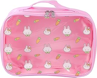minkissy 1 Peça Bolsa Cosmética Transparente Bolsa De Higiene De Viagem Bolsa De Maquiagem Portátil Bolsa Organizadora De Viagem Bolsa Cosmética Espaçosa Bolsa De Maquiagem Bolsa De