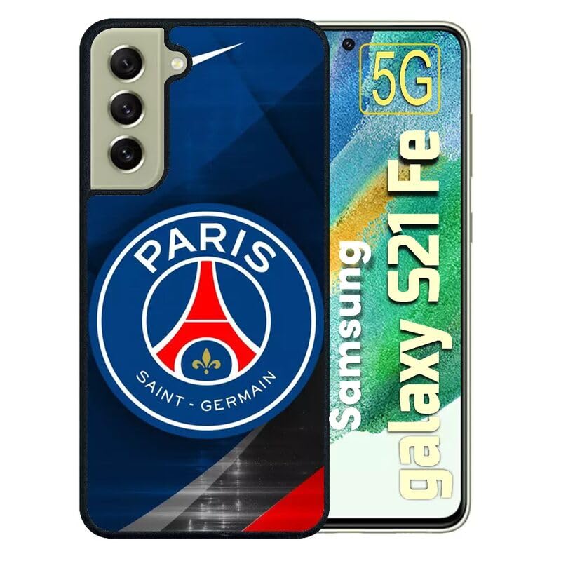 Générique Coque pour Galaxy s21 fe 5g - PSG Chrome 2 - Silicone - Noir