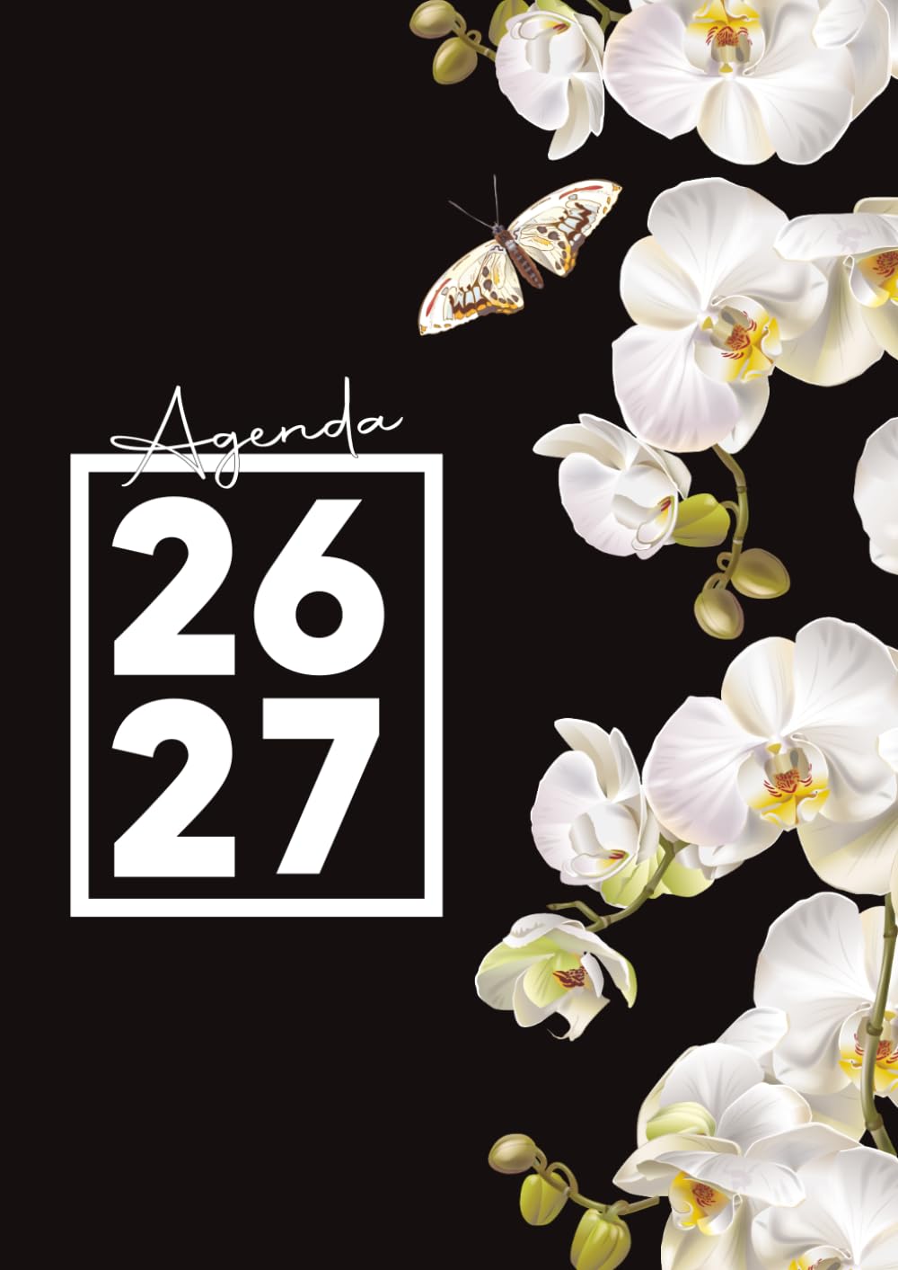 Agenda Journalier: 2 pages par jour, grand format A4 XXL - Planificateur de bureau 12 mois - 365 jours avec horaires.