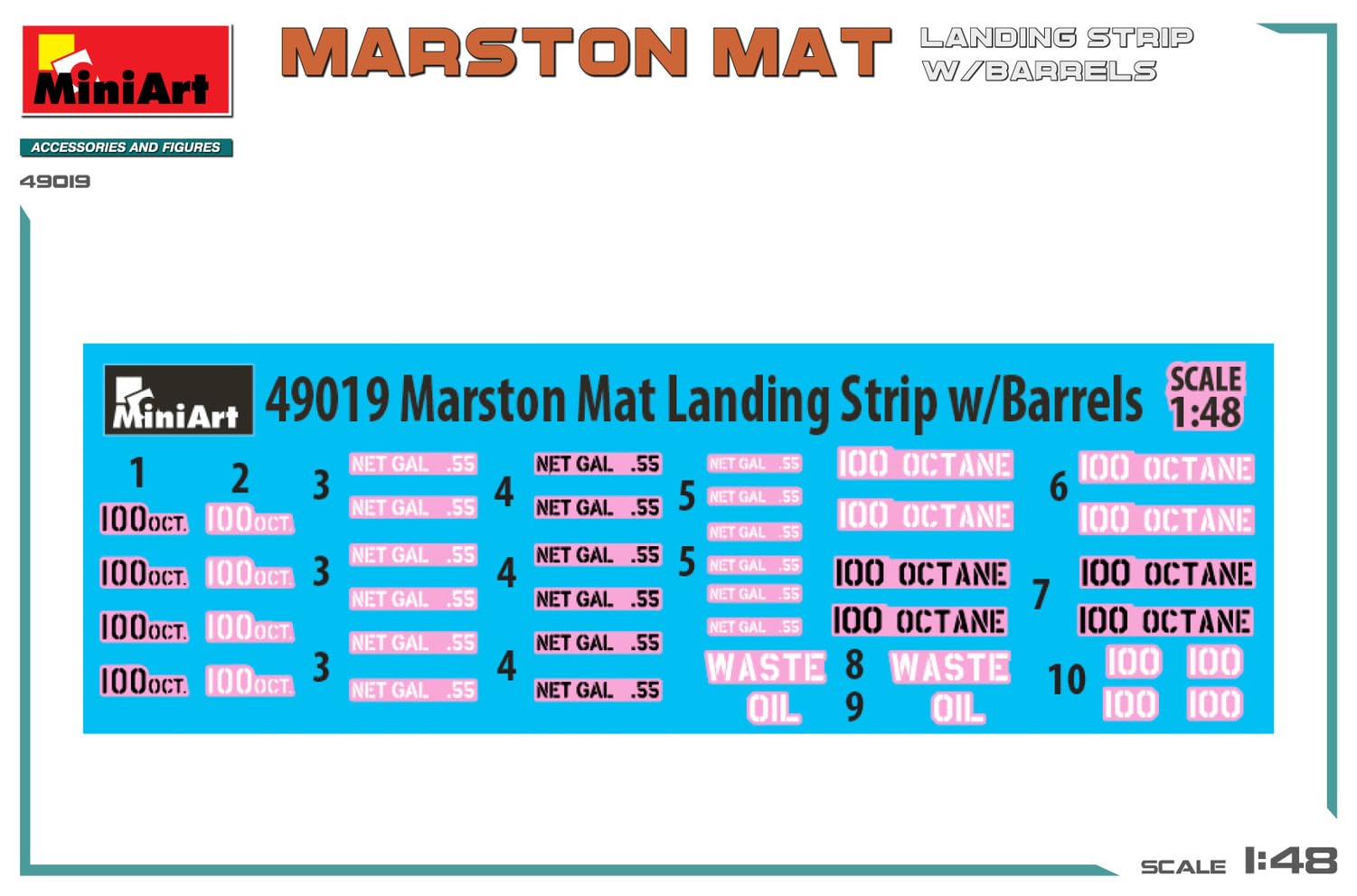 Mini Art 49019 1:48 Marston Mat attern con botti d'olio – riproduzione fedele del modellismo, kit di costruzione in plastica, fai da te, hobby, incollaggio, modellismo, assemblaggio, non verniciato