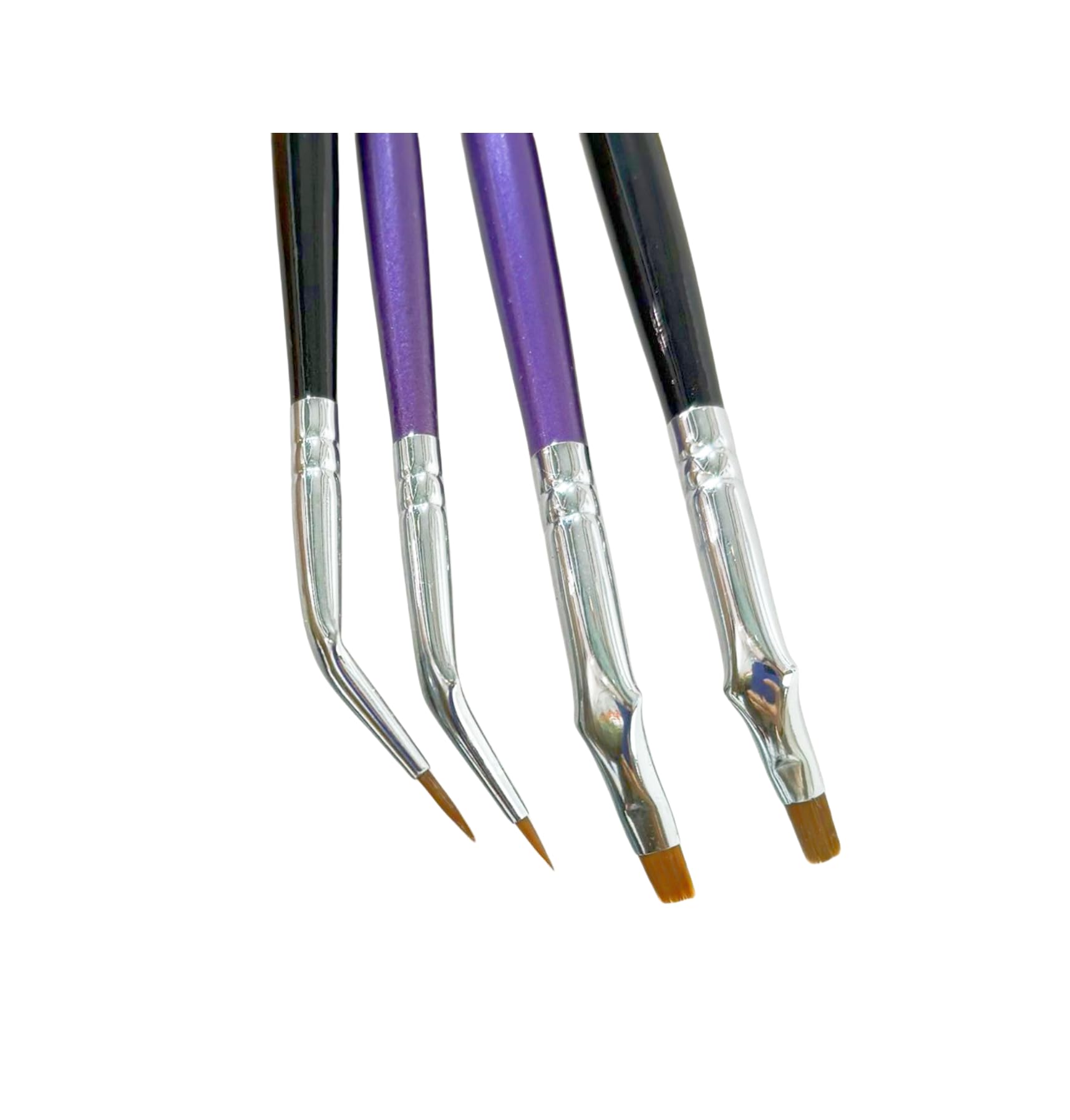 Dental Curved Brush Pens Skyists Nylon Brushes Hair 0# 2# Denture Dentine Length 5mm/7mm