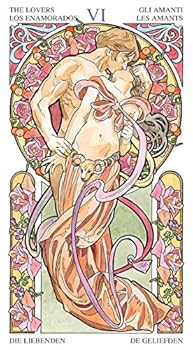 Cards Tarot Art Nouveau Book