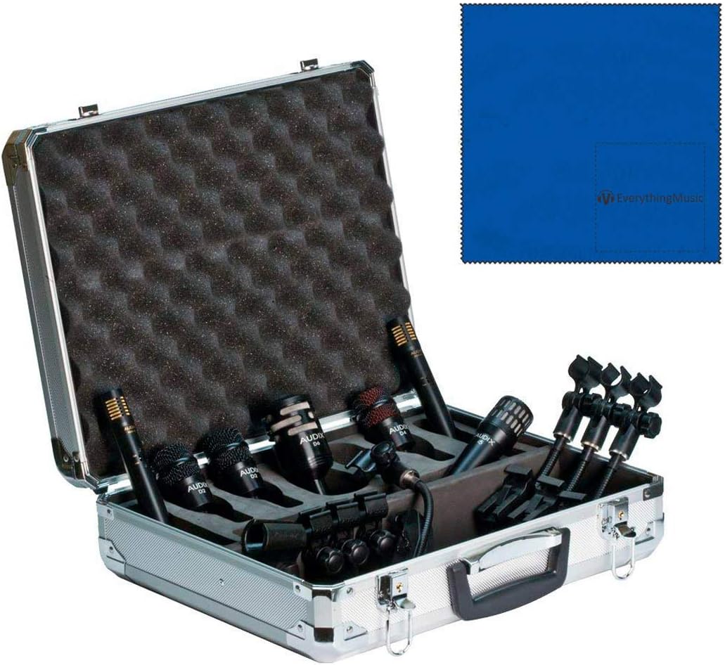 Audix DP7 7-Piece Drum Microphone Package and Microfiber : Musical Instruments
