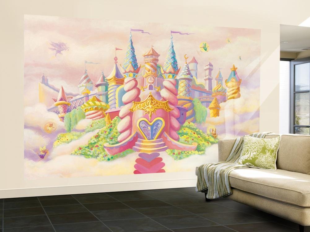 (99x164) Nicolette Capuano Princess Castle Cinderella Inspired Huge Wall Mural