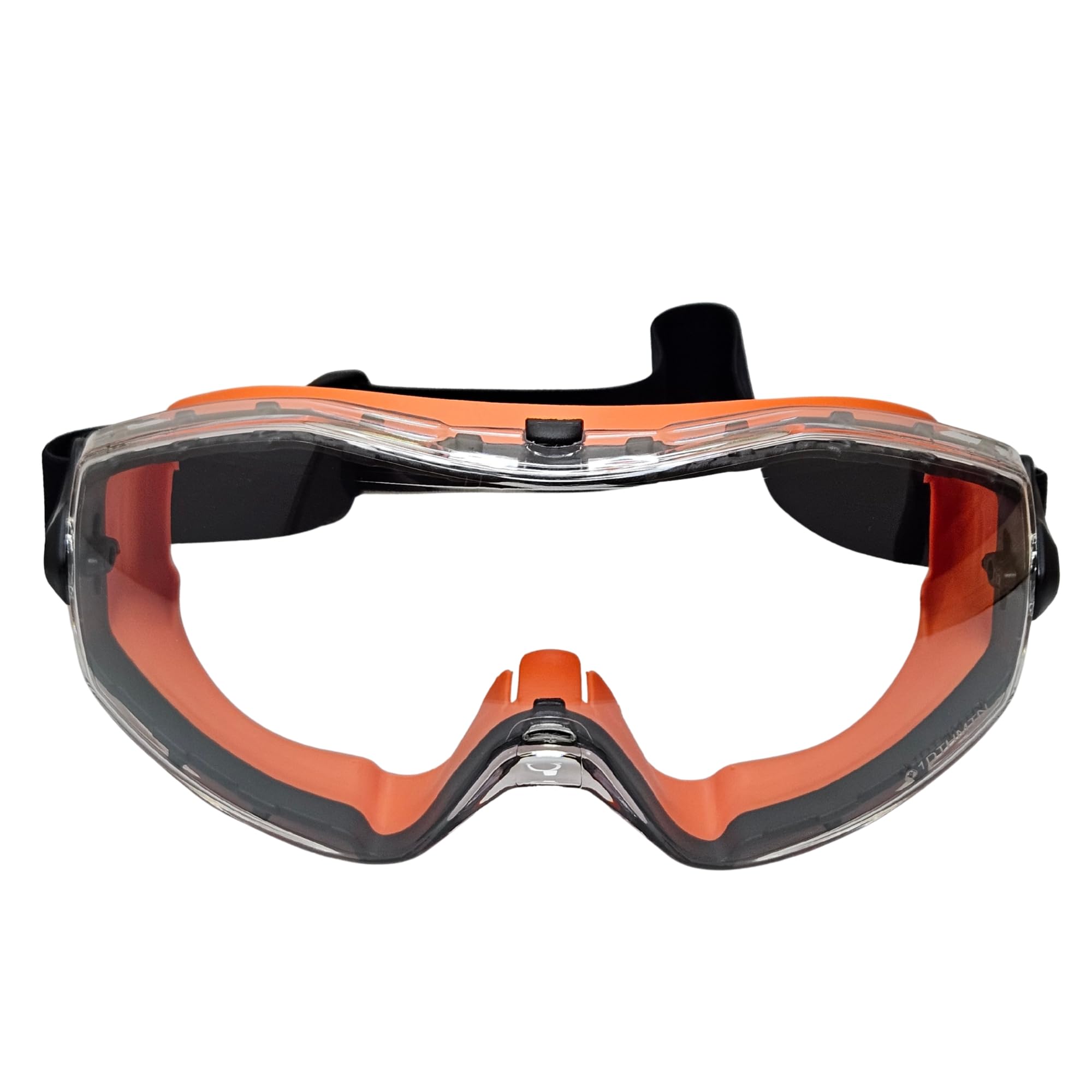 VENUS - E-507 - Safety Goggles - IS 8521-1 & ANSI Z87.1 Approved, Clear Hard Coated Anti-Fog Lens, Protection Against Liquid/Chemical Splash & Dust Particles - Pack of 1
