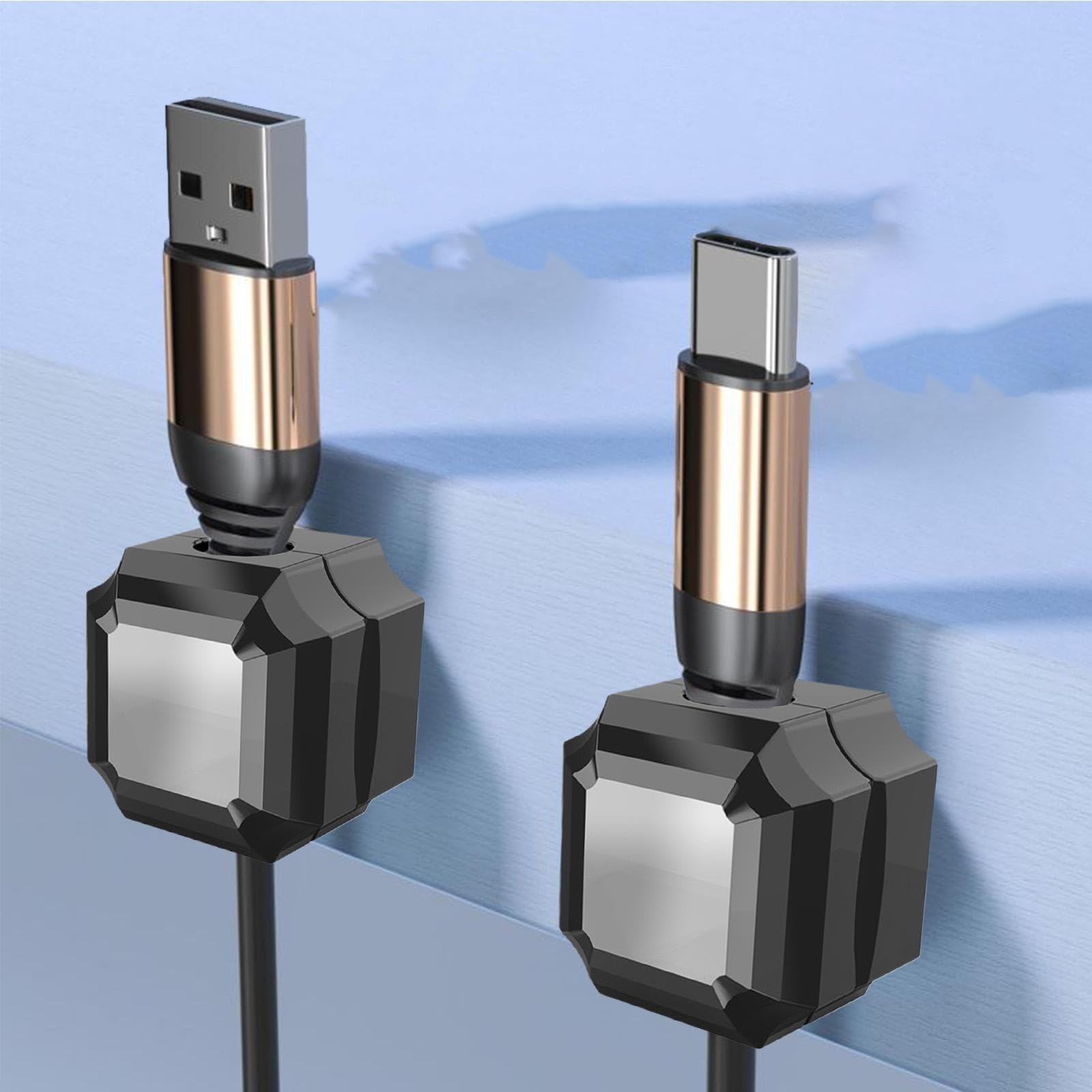 Organizzatore Cavi Per Computer | Rack In Metallo Nero | Per Desktop E Ufficio | Gestione Cavi Efficiente - Foto 3