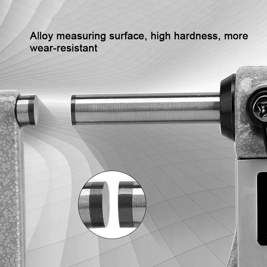 RJJ Micrómetro 0-25mm / 0,001mm micrómetro micrómetro 0.001mm micrómetro micrómetro Espiral