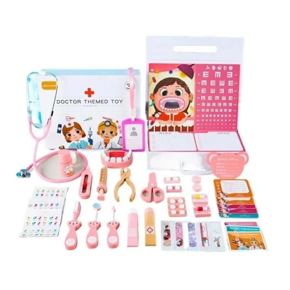 tutoryim グッズセット　tutor yim dmd Buy HITUZ Wooden Doctor Kit for Kids 3+ Years – 19 Pcs Pretend