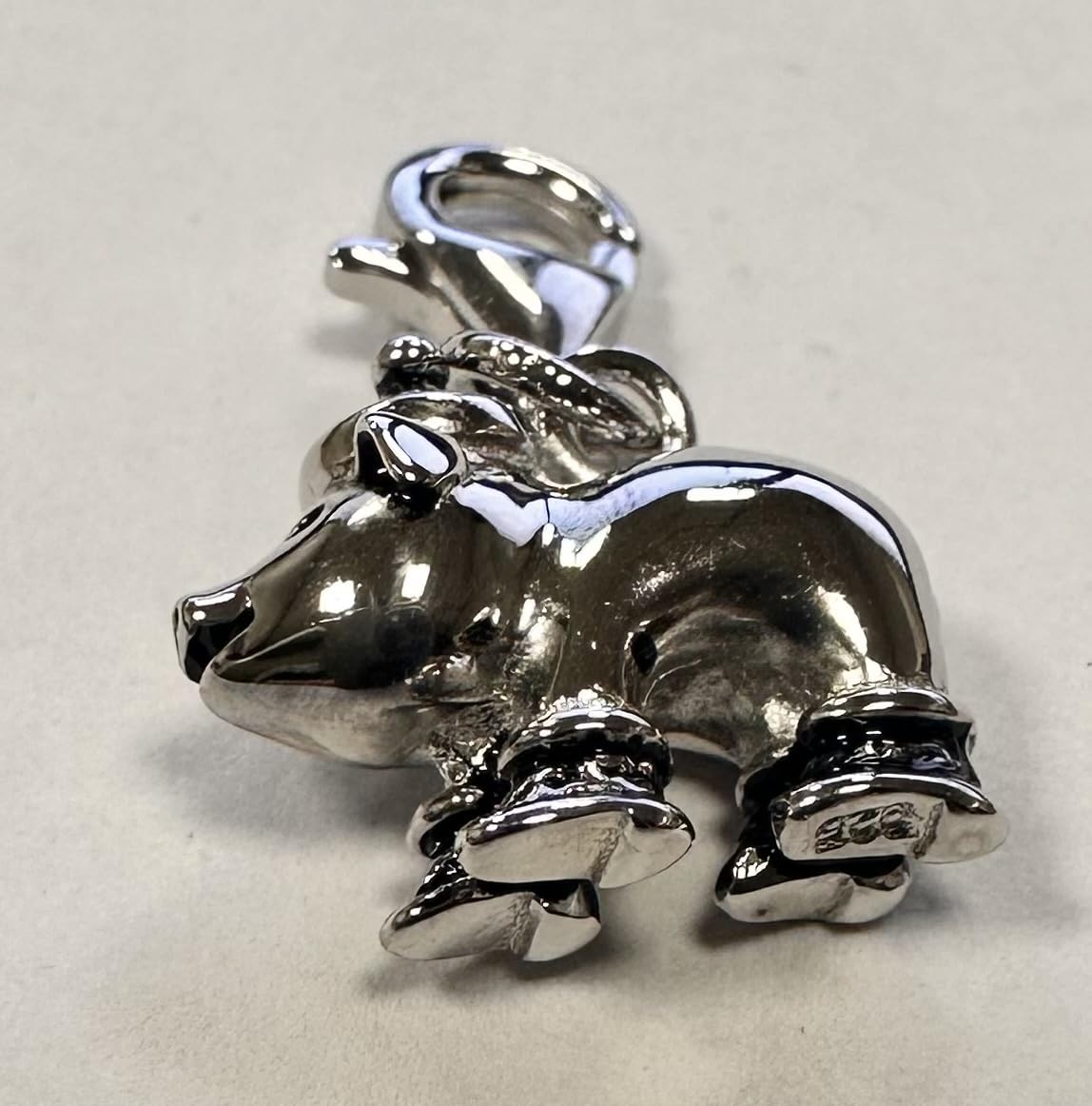 Quiges Charm con Cierre en Argent 925 Genial para Pulseras