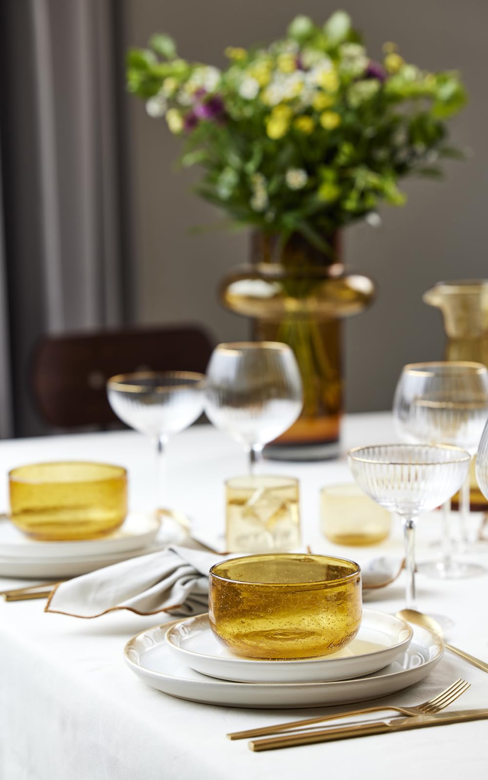 Lyngby Glas Palermo Gold Ginglas Kadeh 4 Adet 65 Cl