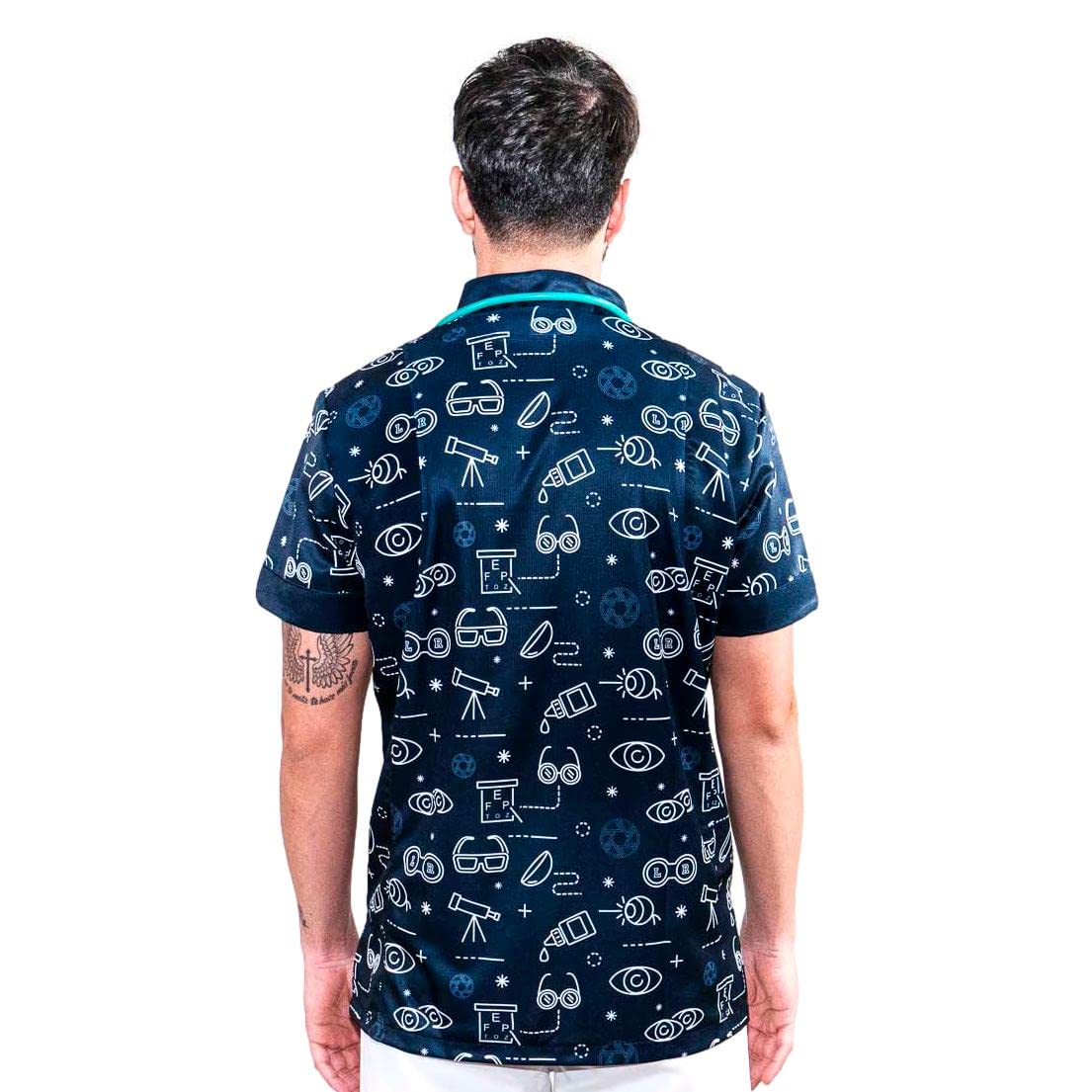 Uniforme Sanitario Hombre Ropa Trabajo Pijama Medico Casaca Enfermera Estetica Peluqueria Veterinaria Hospital Limpieza y Empleado Hogar Antilejía y No Destiñe - Casaca Lupos Hombre 2XL