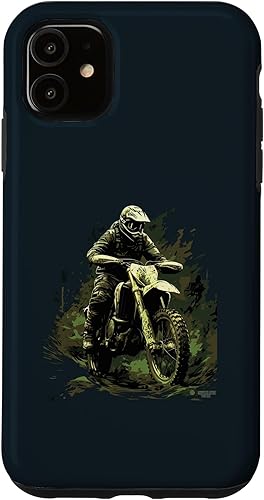 Miniatura 10 de iPhone 12 mini dirt bike camouflage motocross bikes for boys Case