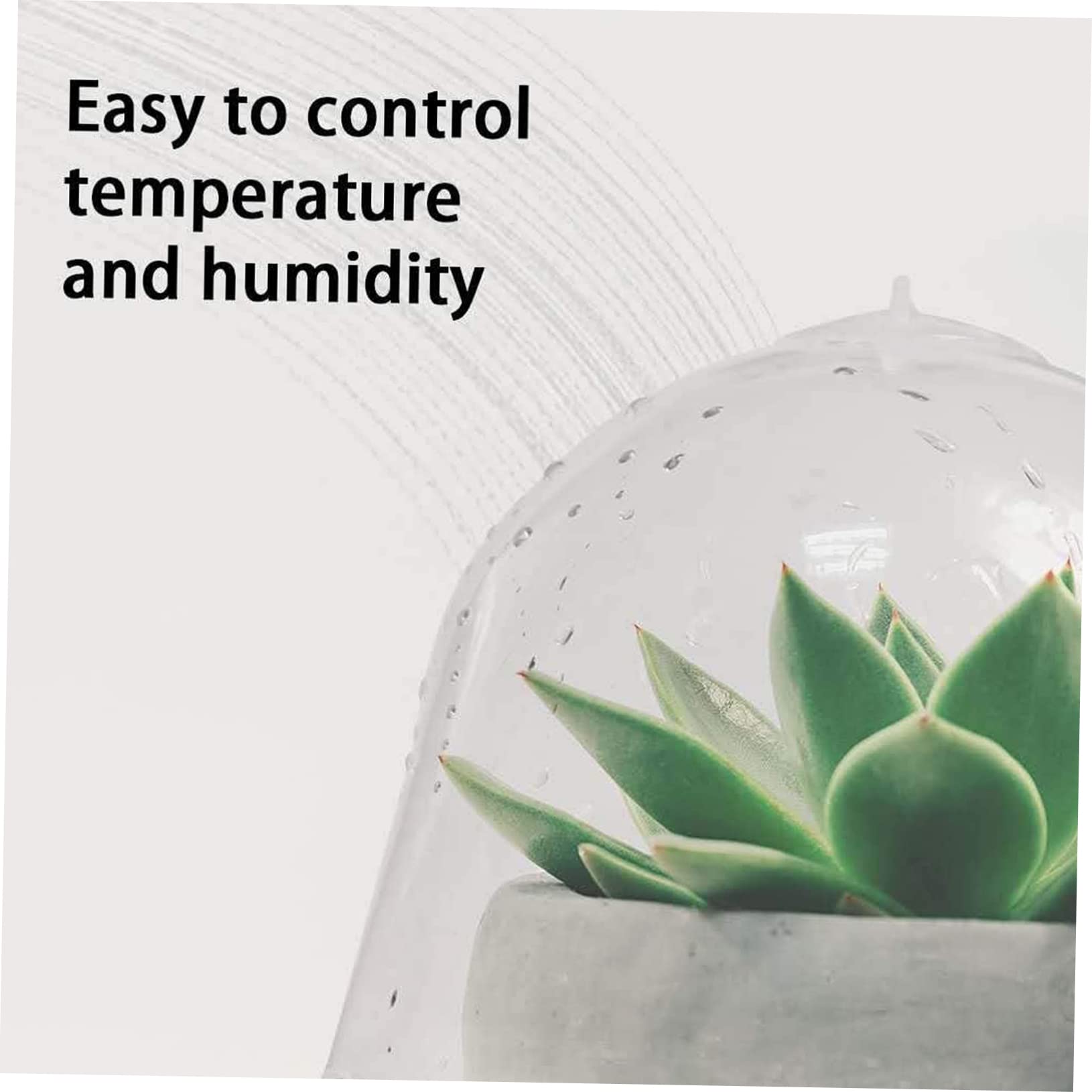 BESPORTBLE Cloche De Protection pour Plantes - Lot de 10 Cloches en Plastique Transparent pour Jardin - Et Potager Idéales Contre Le Gel Et pour La Germination des Semis Parfaites pour