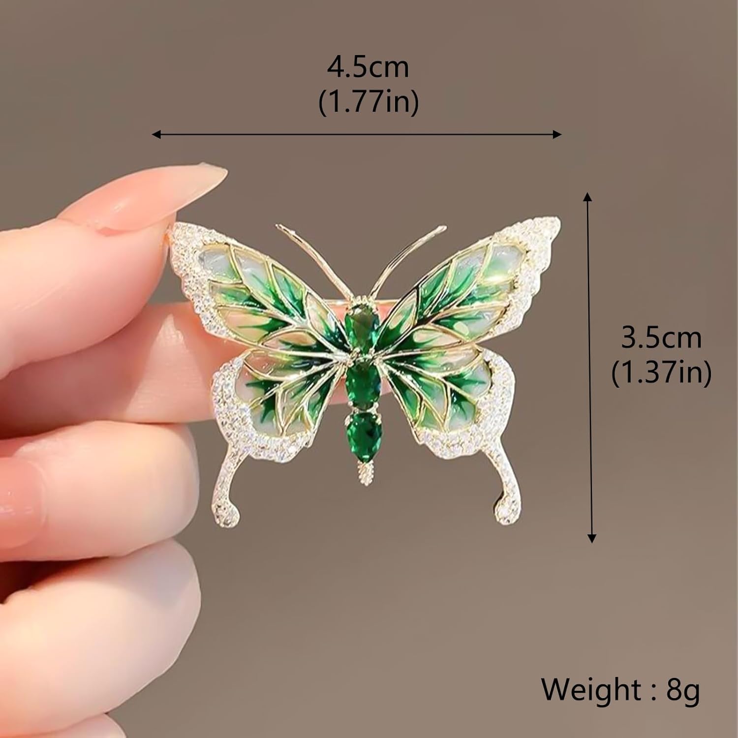 HETICA Women Animal Floral Brooch Pin Accessory Perfect as a Gift for Anniversary Celebrations, Parties, Or Everyday Wear - Image 4