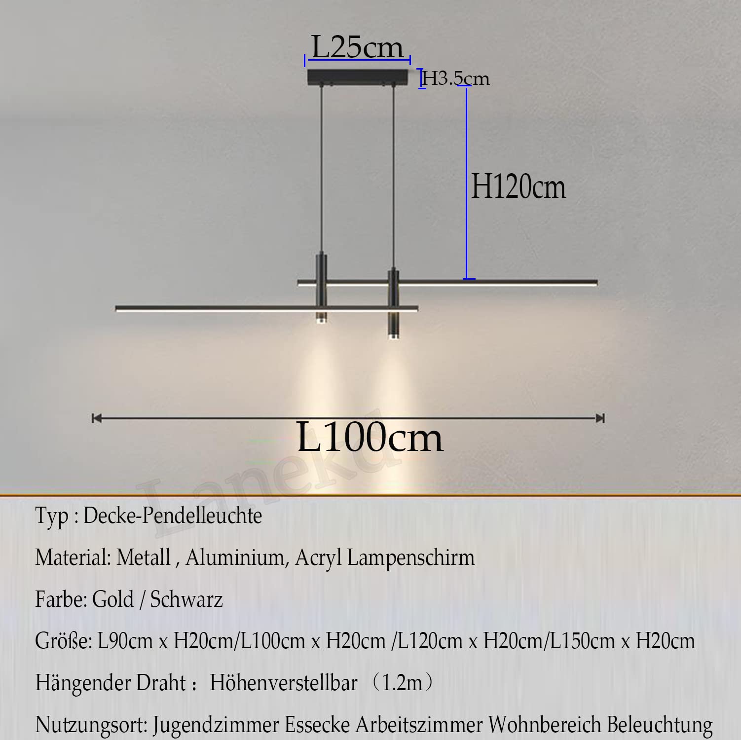 Qiaomao Moderne LED Hanglamp Dimbaar Eetkamer Lamp met Qiaomao Moderne LED Hanglamp Dimbaar Eetkamer Lamp met