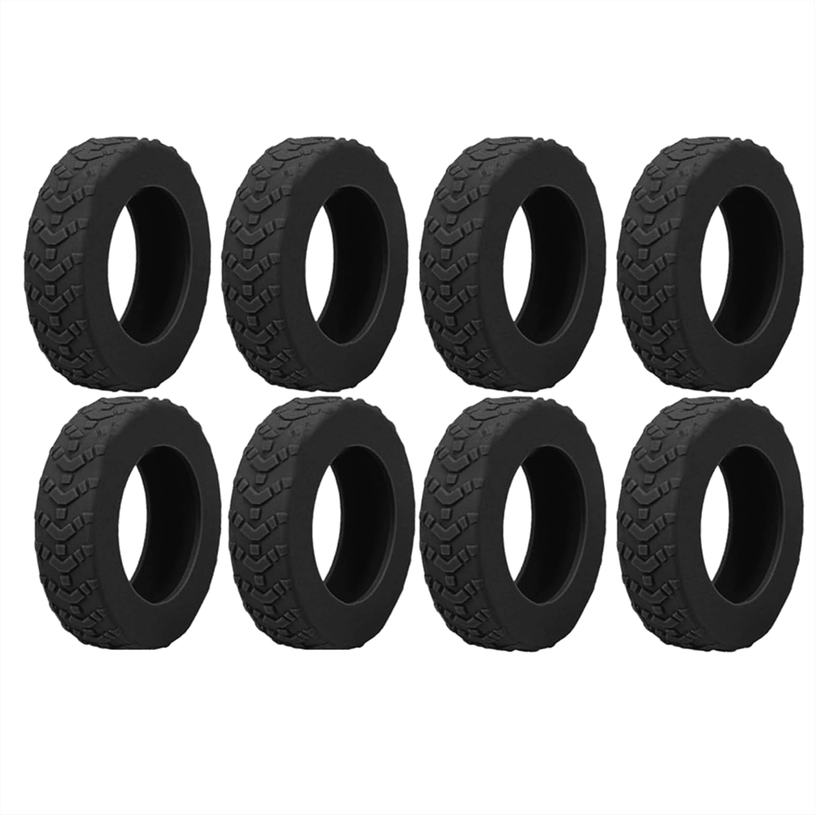 shreeshann Silicone Luggage Wheel Covers,Noise Reduction, Pack of 8, for Suitcase Wheels (Black)-picture-10