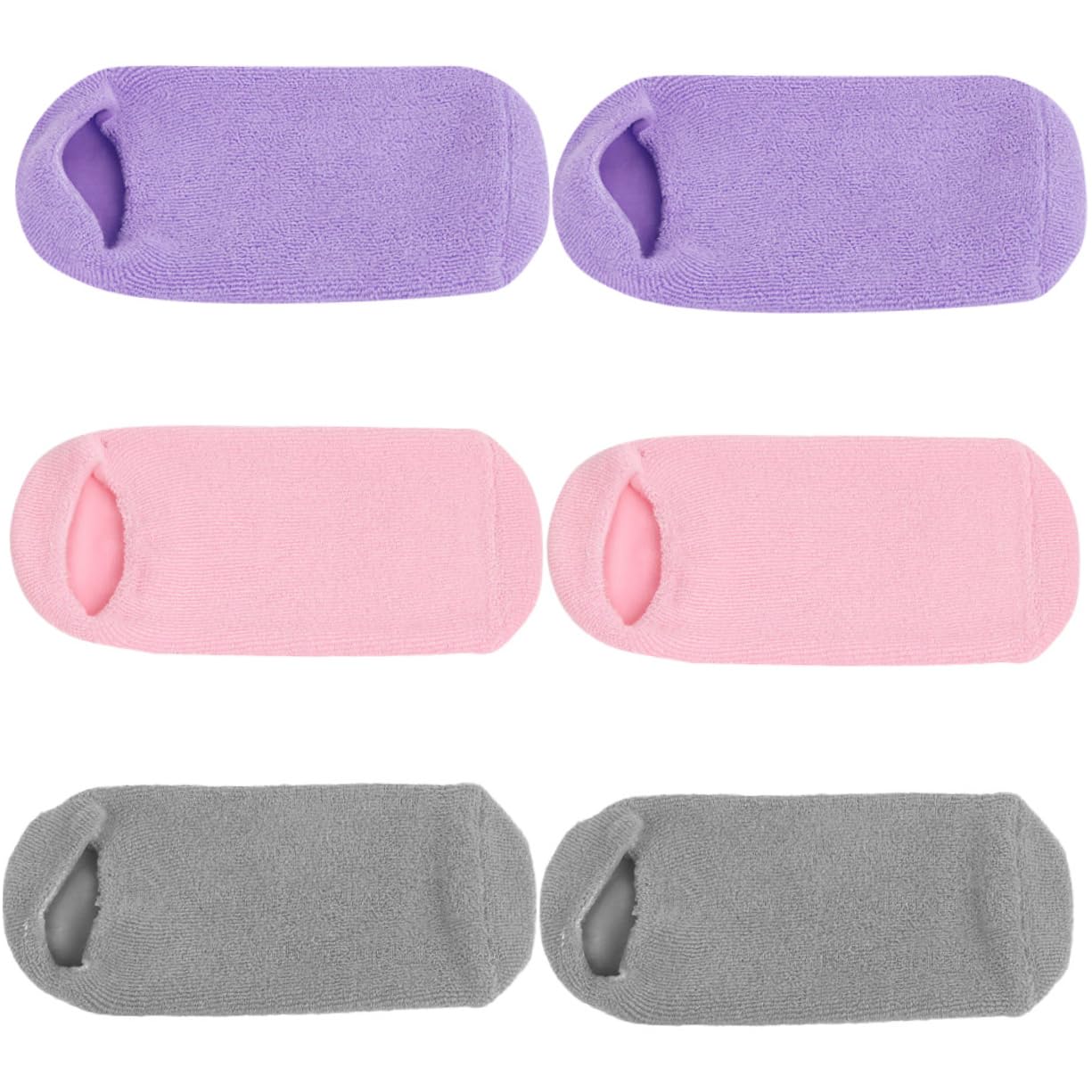 Didiseaon Calcetines Térmicos Antideslizantes 3 Pares Calcetines De Spa Hidratantes Para El Cuidado De Los Pies