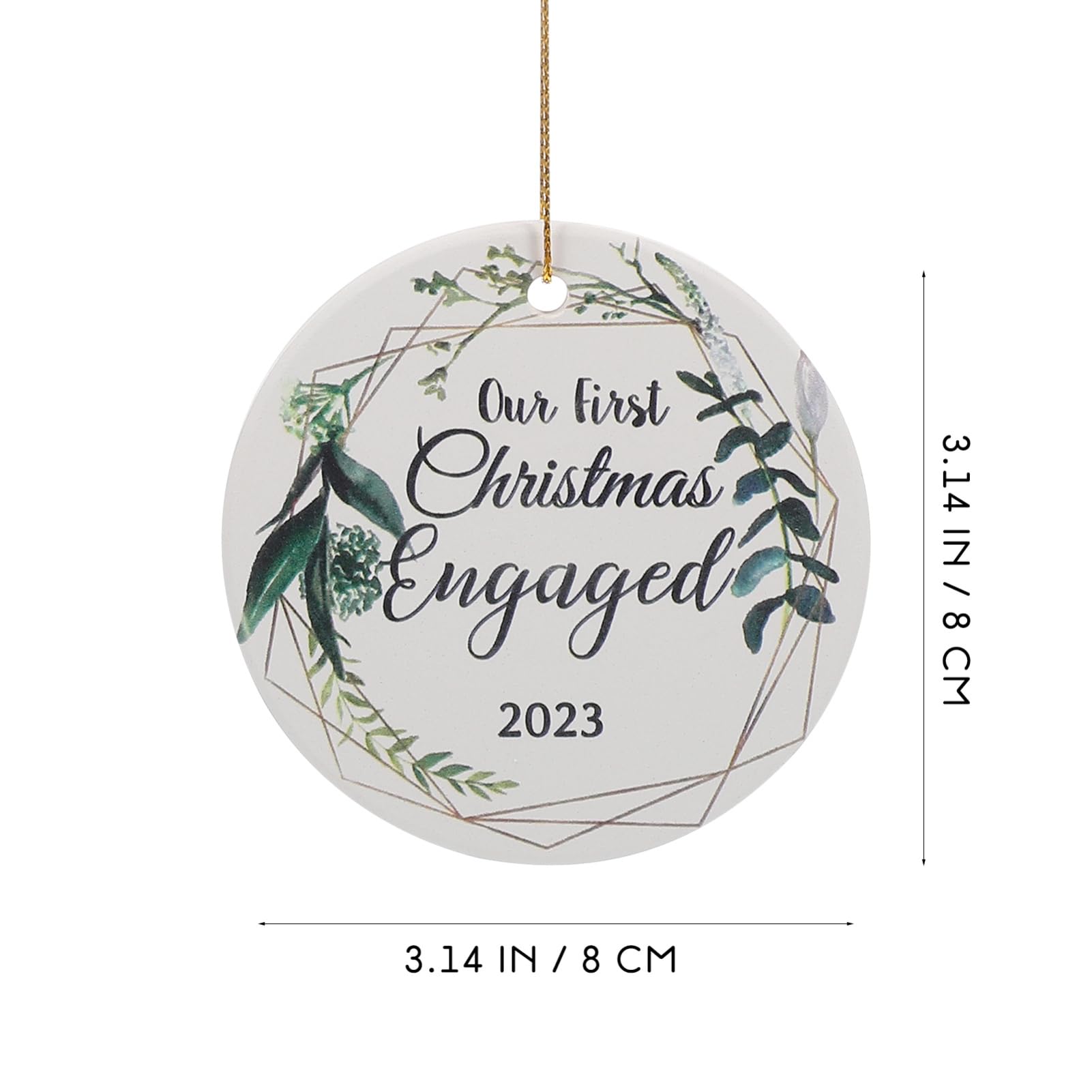 PRETYZOOM 4 Juegos Adornos Navideños Colgantes para Árbol De Navidad Adornos Navideños para Exteriores Pegatinas para Interiores Ganchos para Ventanas Decoración Navideña 3 Piezas * 4