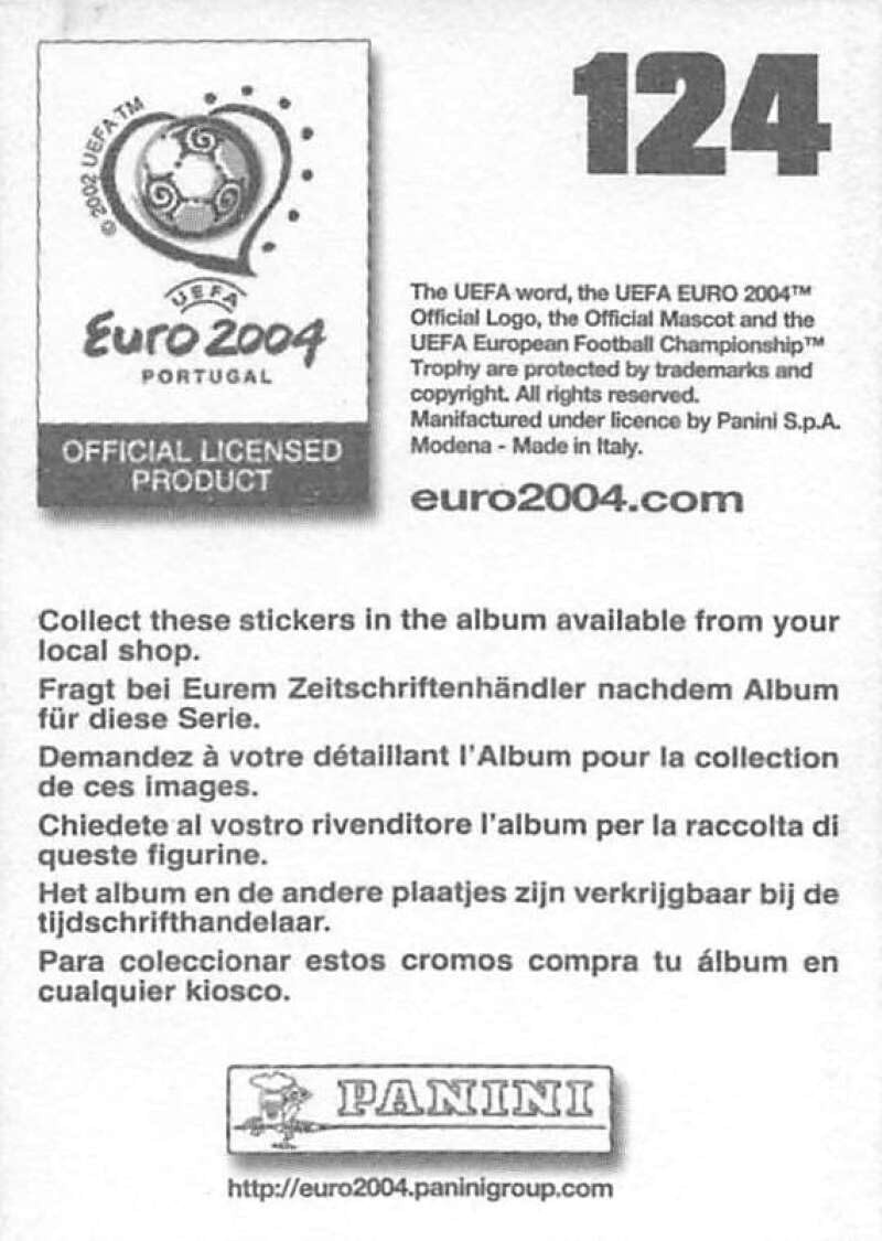 Carte Panini UEFA Euro 2004 David Beckham #124 - Notée PSA 8 (NM-MT) - Collection