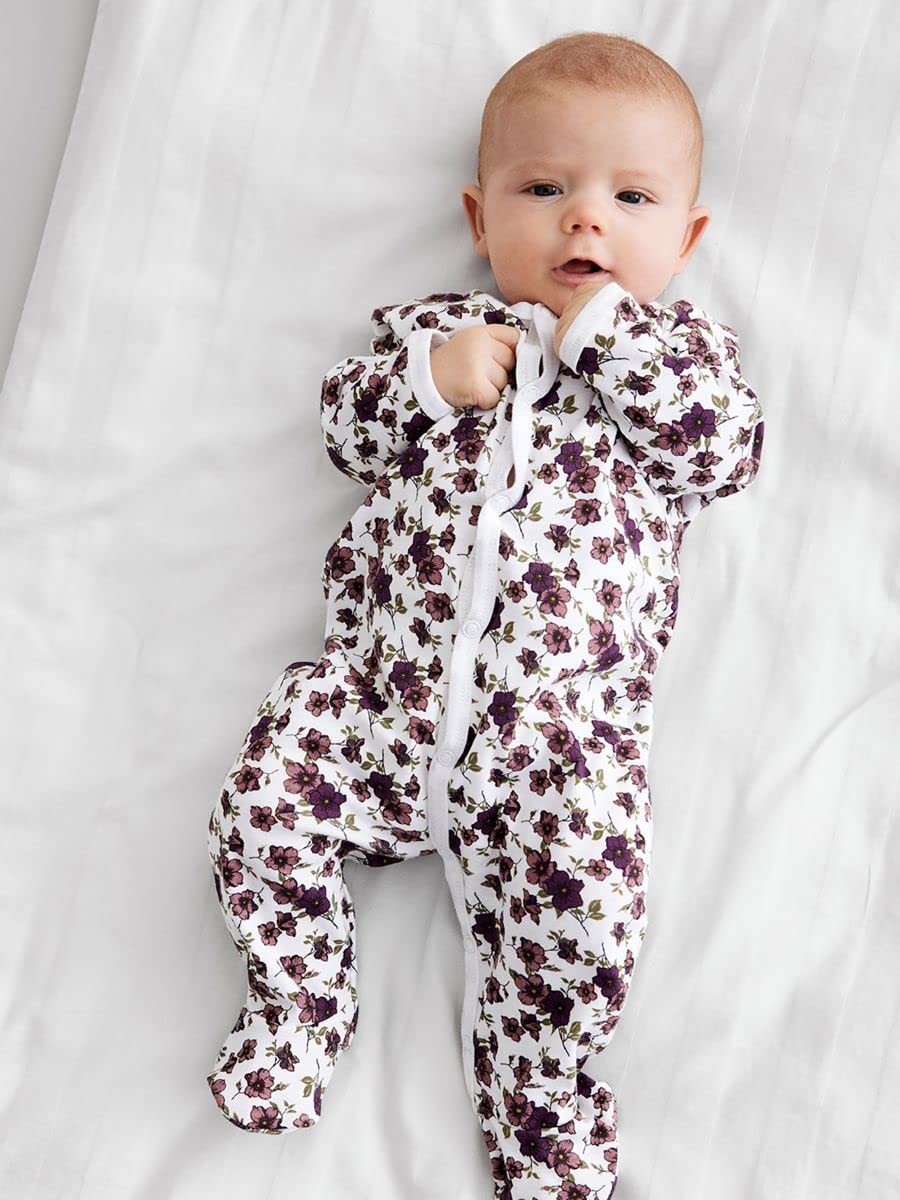 Name IT Nbfnightsuit 2p W/F Prune Purple Noos Mamelucos para bebés y niños pequeños Bebé-Niñas