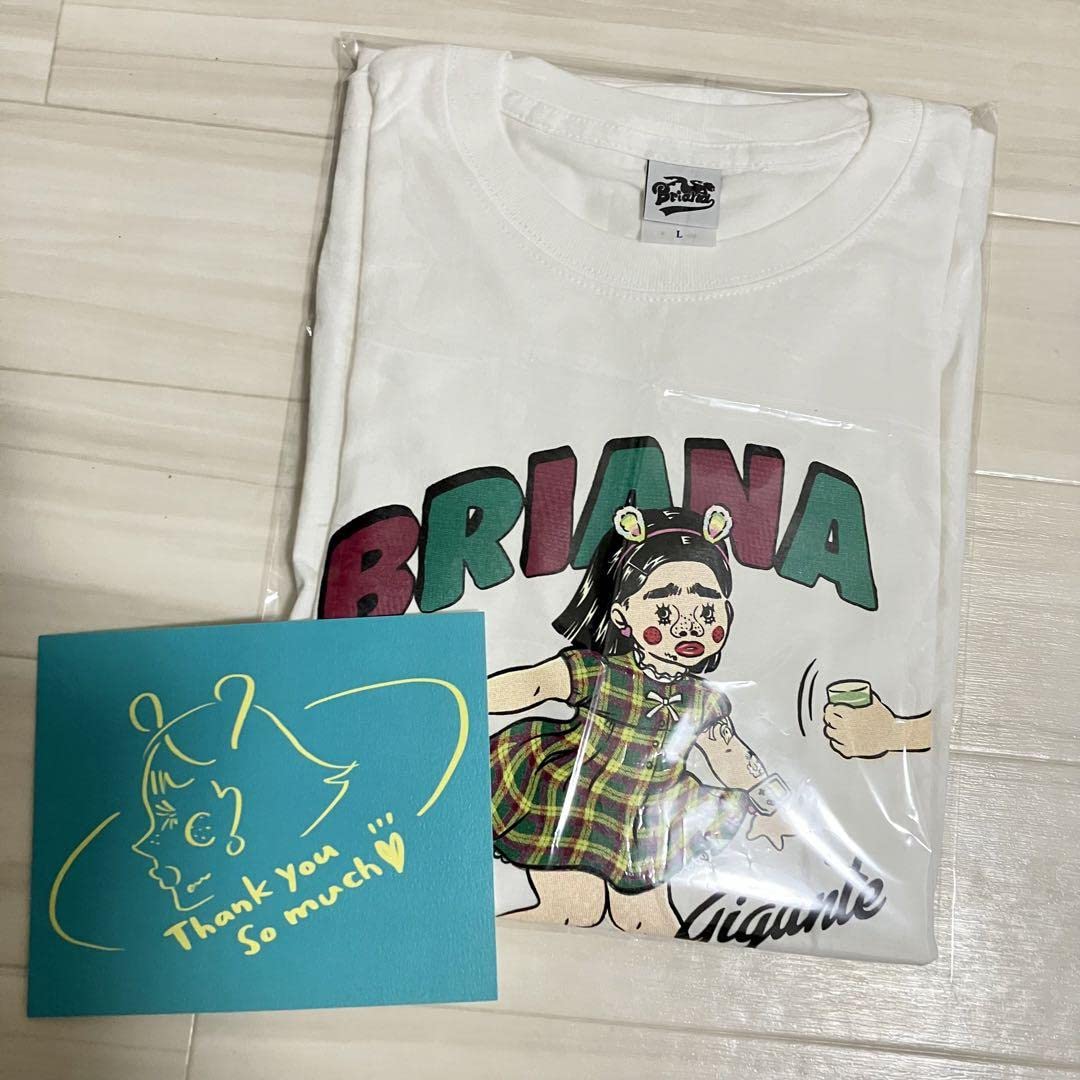 Amazon.co.jp: ?ブリアナギガンテ Tシャツ 伊勢丹ポップアップ限定 L 