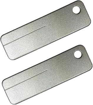 2 Pcs Diamond Sharpening Stone Portable Outdoor Whetstone Anti-Slip Base Rectangular Sharpener Tool for Fishing Hooks and Camping Gear