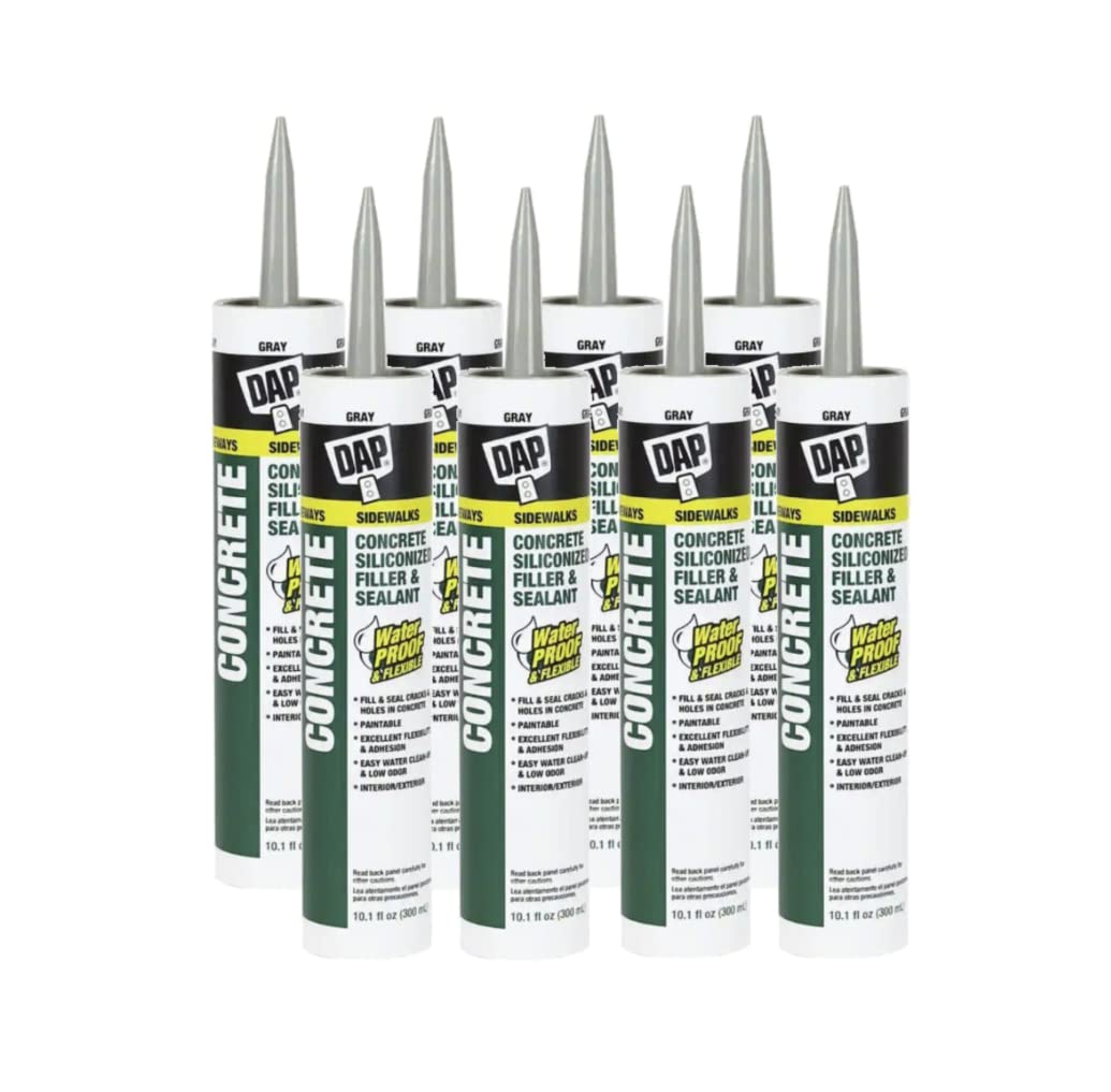 DAP 18096 10.1 oz, Gray Concrete & Mortar Filler & Sealant Quantity 8