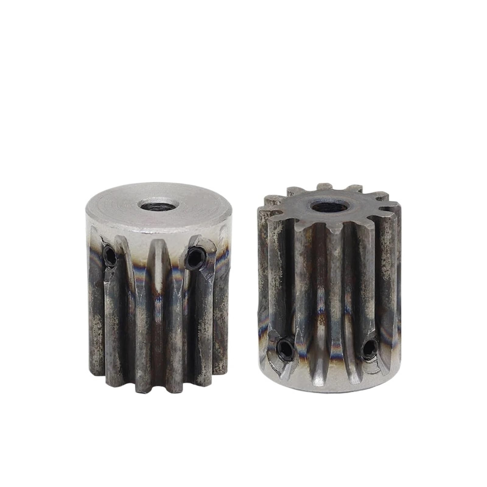Engrenage droit 1,5 m, 8 dents, 9/10/11 dents, acier au carbone avec trou intérieur en métal de 5/6/8 mm, 1 pièce(8 mm,10 Teeth)
