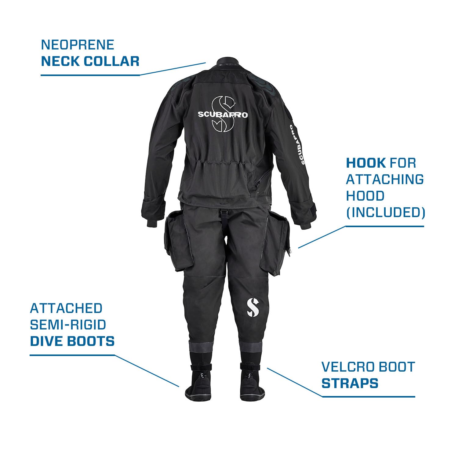 Scubapro Evertech Dry - Mono Impermeable Transpirable para Hombre