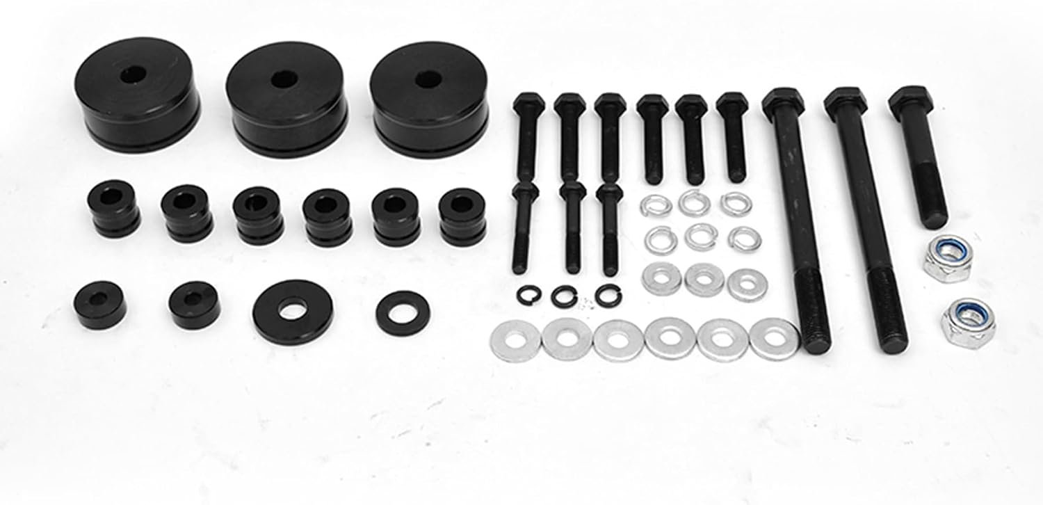 IFS 2" Differential Drop Kit Skid Plate Drop Spacer Kit Fit for Land Cruiser 200 Series 2007-2023,CNC Machined T6 Aircraft Aluminum Front Diff Drop Spacers
