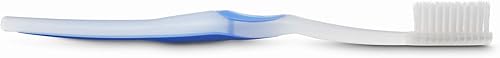 WELdental Welbrush Cepillos de dientes sensibles con hilo dental suave (azul, individual)