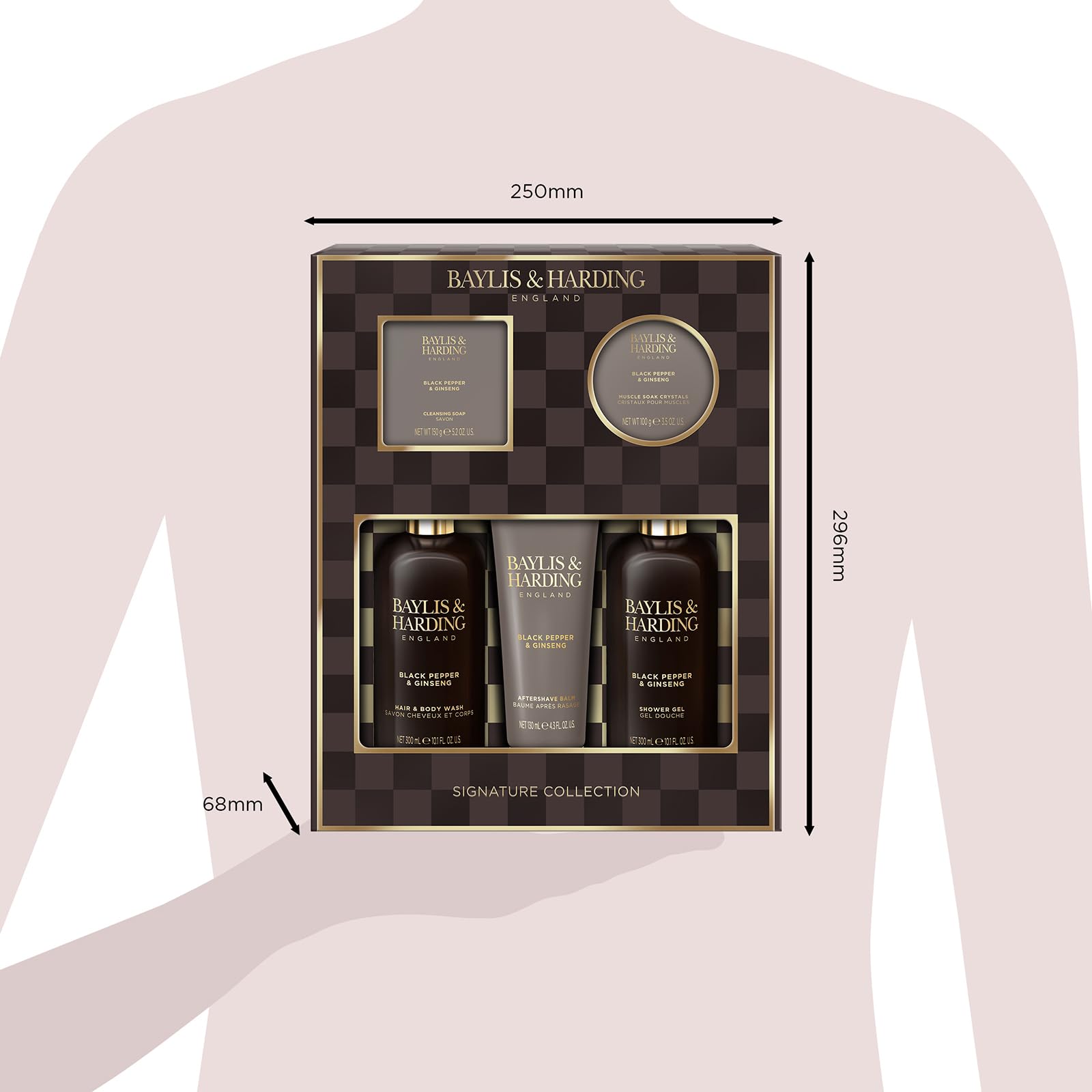 Baylis & Harding Black Pepper & Ginseng Men's Perfect Grooming Pack