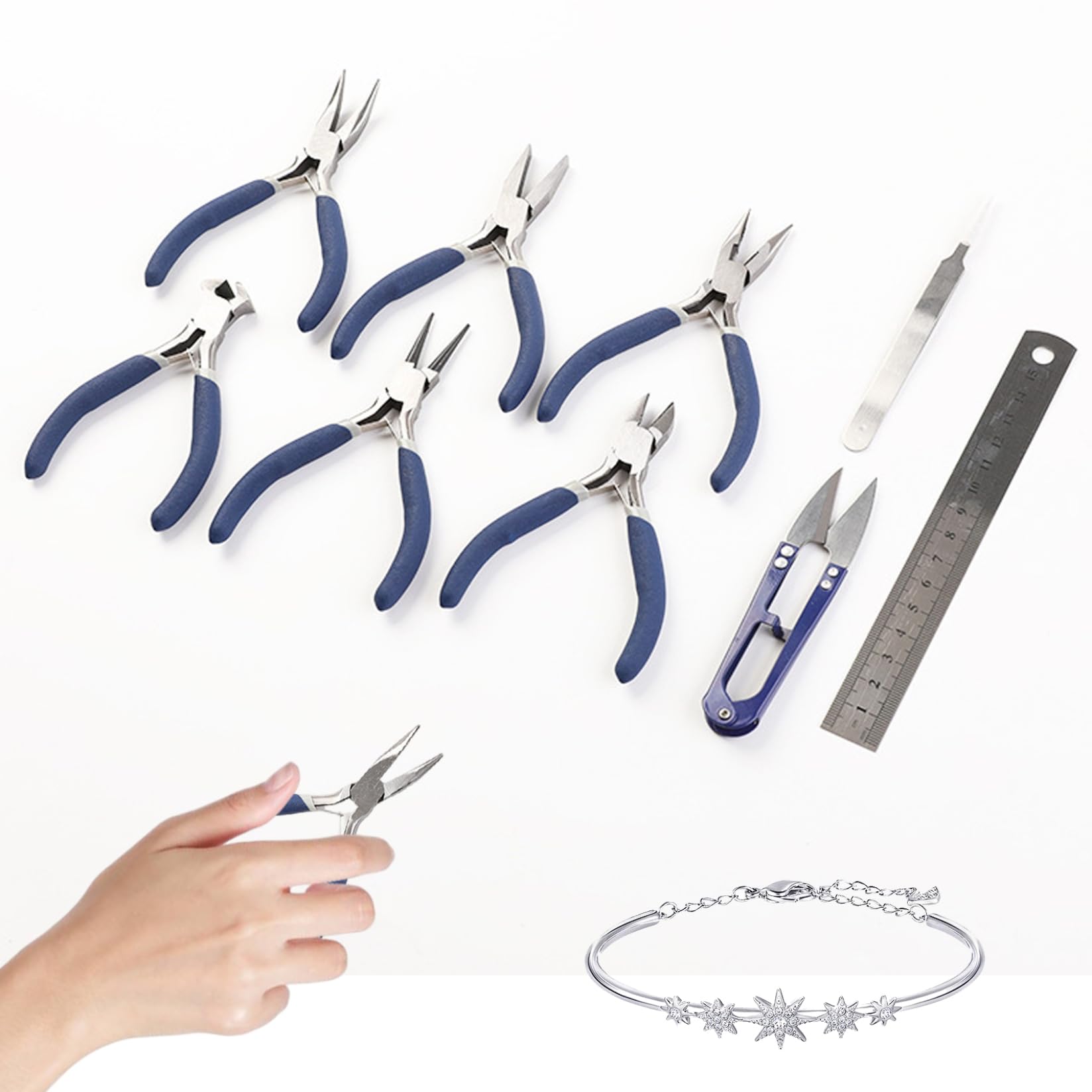 Kit outils fabrication bijoux anti-glisse pour éviter les rayures et réussir vos créations