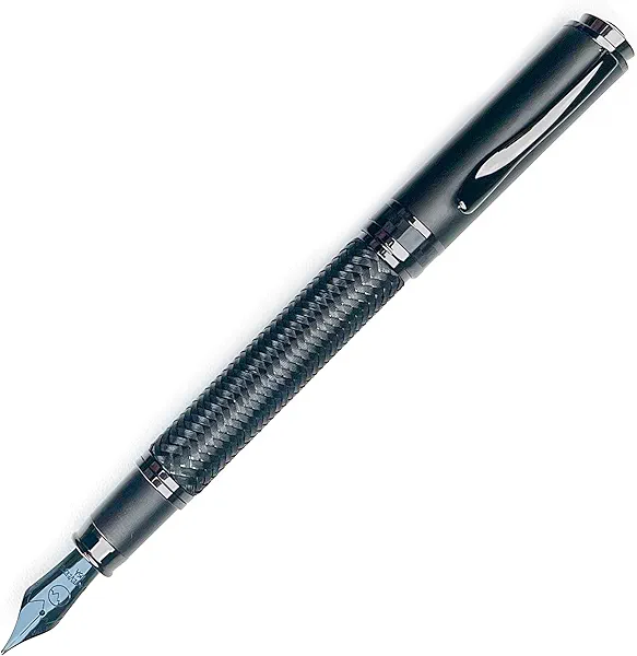 Monteverde Innova Formula M Fountain Pen, Black - Stub Nib, Luxury Pen with Durable PVD Coating, Refillable, JoWo Stainless Steel Nib, Premium Gift Box