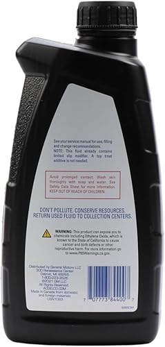 Miniatura 3 de ACDelco GM Original Equipment 10-4034 (88862624) Dexron LS 75W-90 Gear Oil - 32 oz