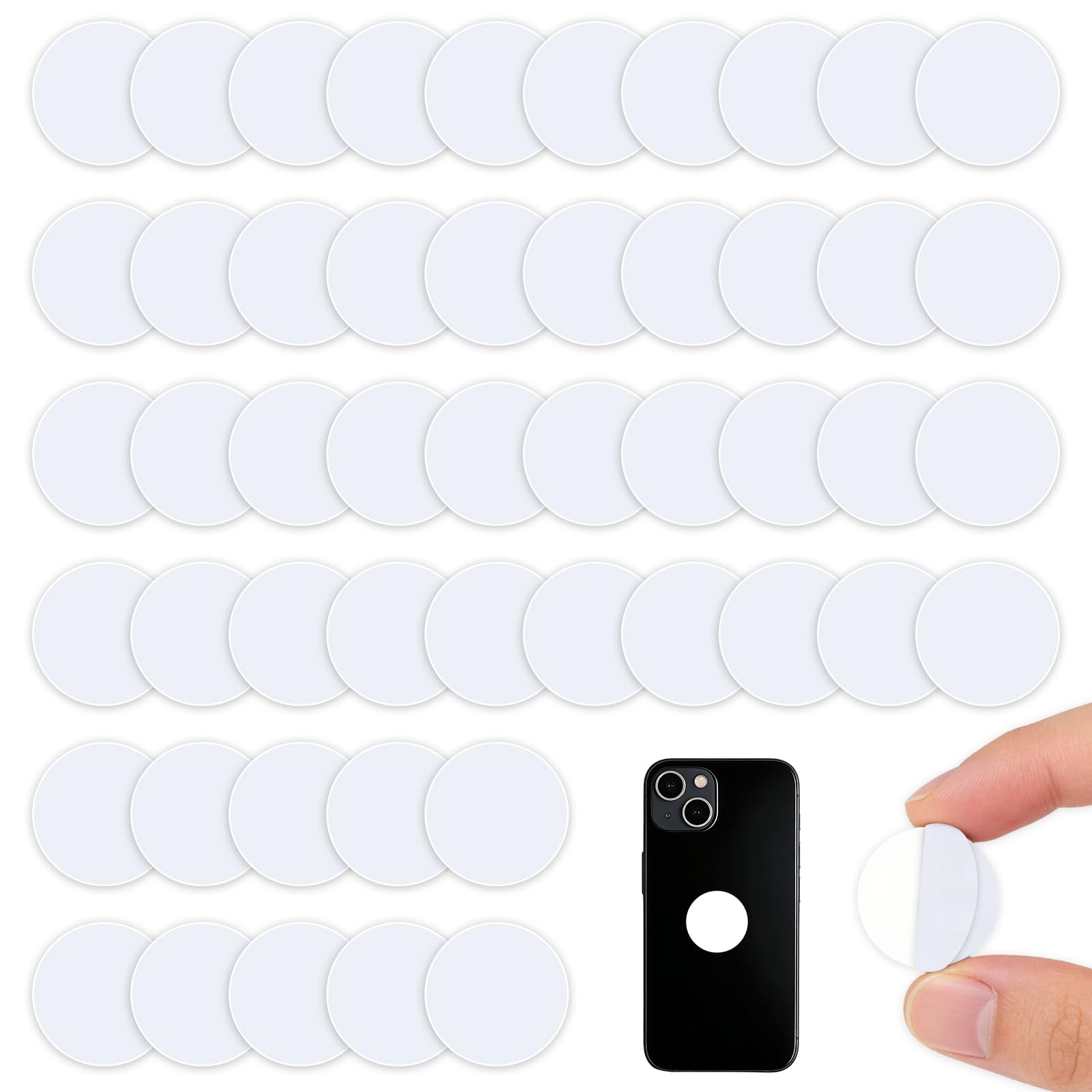 Nfc Tag Ntag215 Lote 50 25 mm Tarjeta Nfc Programable