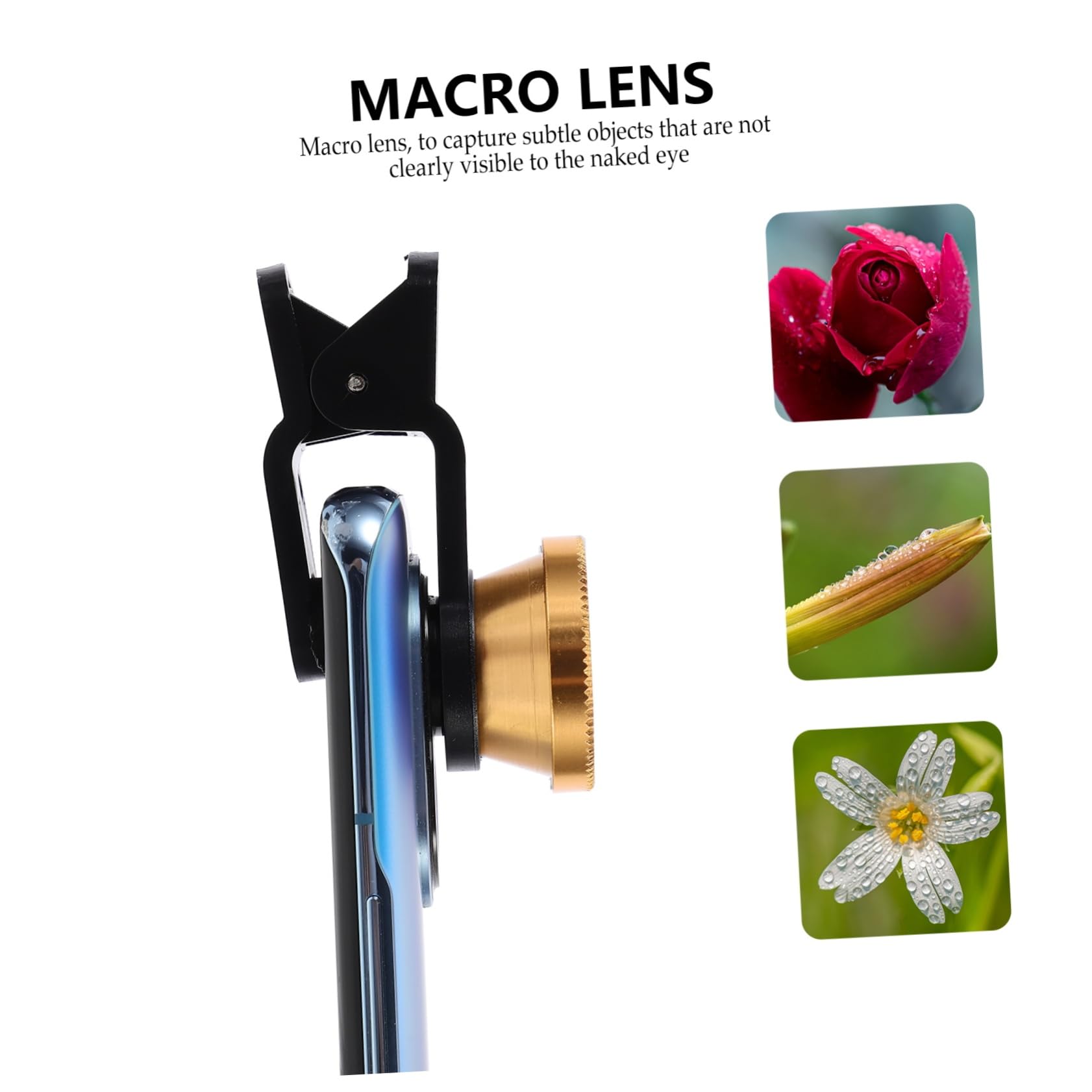 Artibetter 6sets Obiettivi Per Smartphone Macro e Grandangolare Con Clip Accessori Per Fotografia Creativa