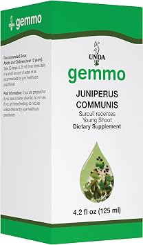 UNDA Gemmo Therapy Juniperus Communis | Juniper Young Shoot Extract | 4.2 fl. oz.