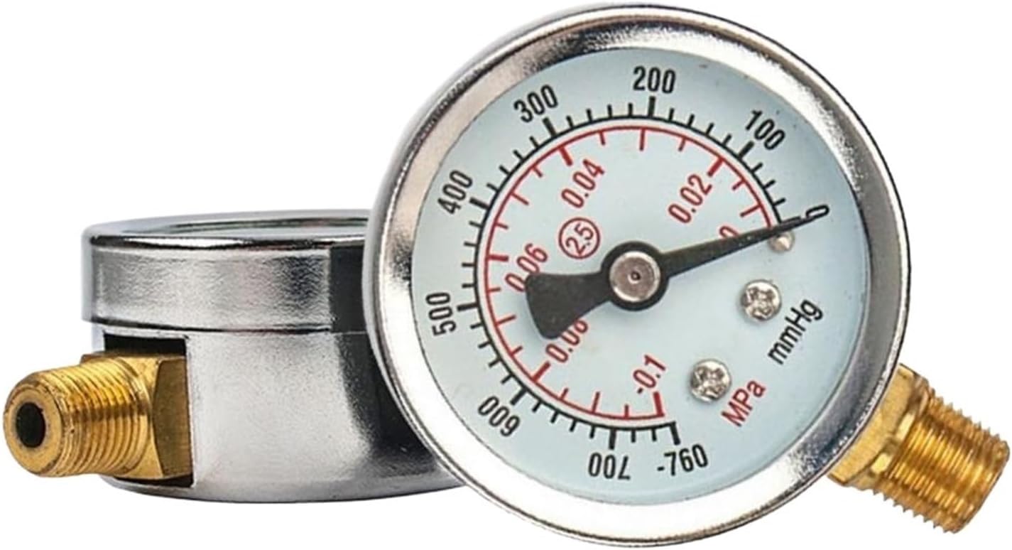 COKYIS Vacuum Gauge Vacuum Meter 1/8 Inch Threaded Interface Vacuum Pressure Meter Air Pump Oil Water Separator Filter Pneumatic Tools